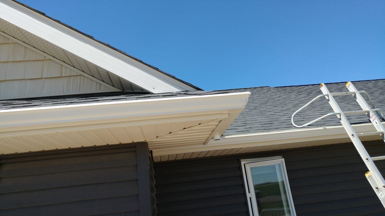 Eavestroughing project from Stormproof Exteriors