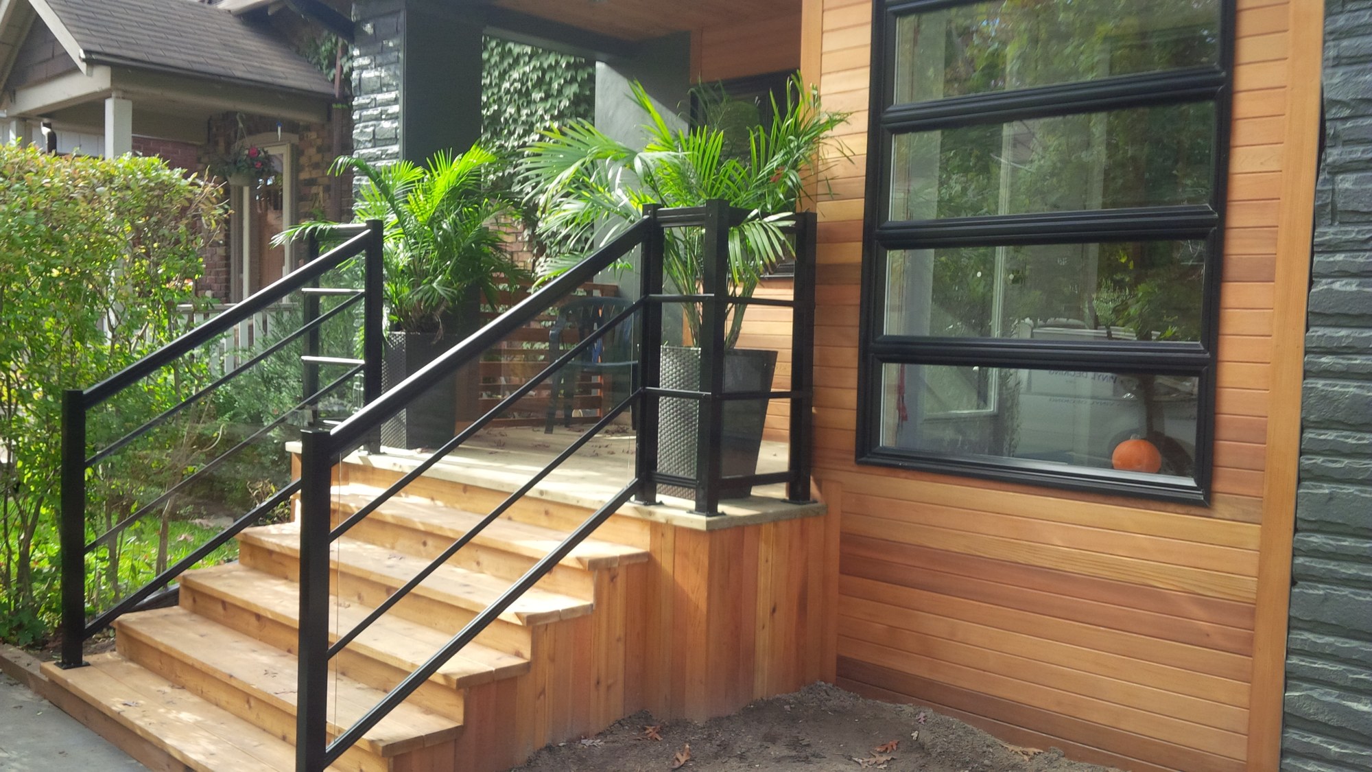 Aluminum railing project from Stormproof Exteriors